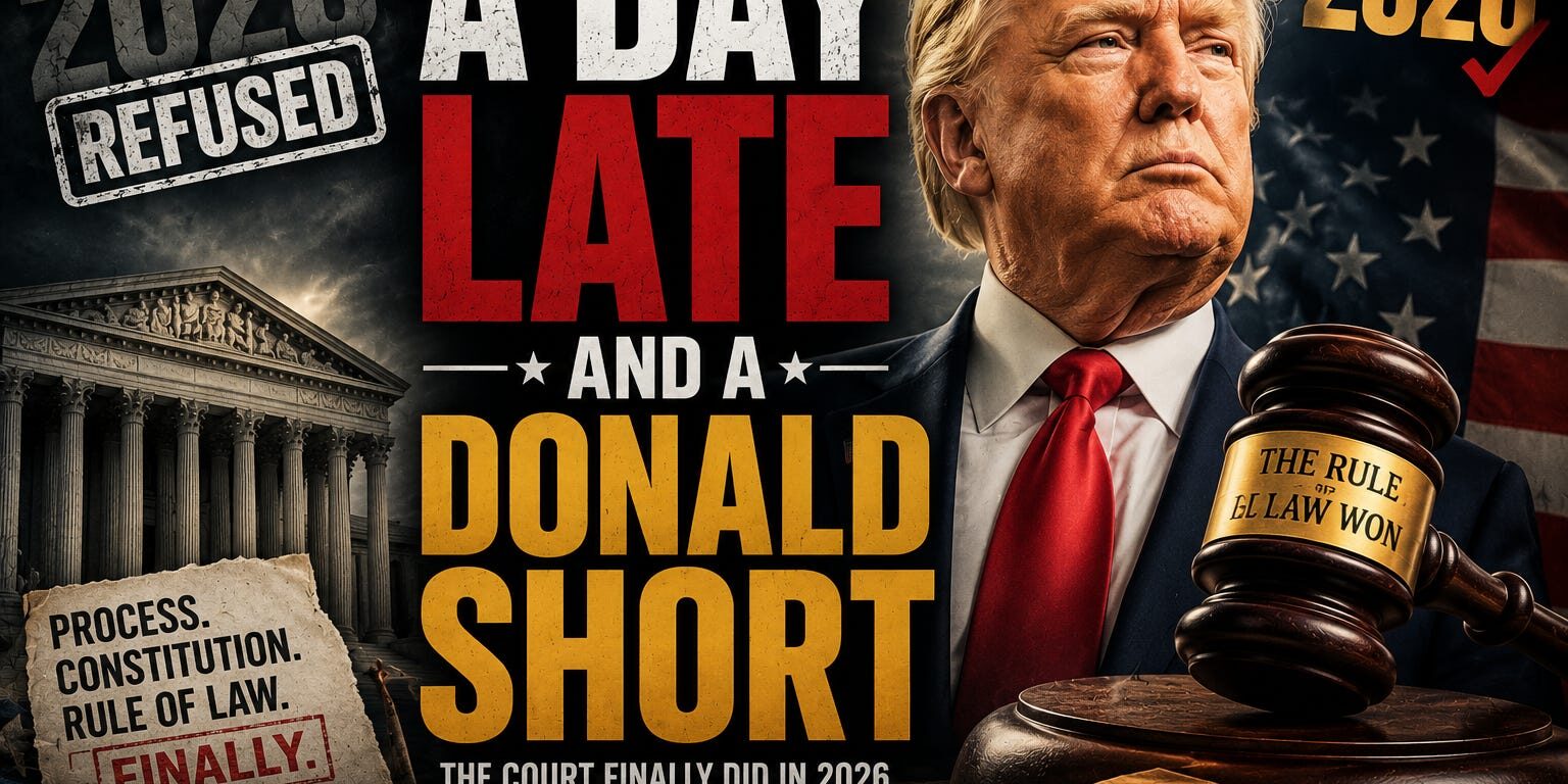 Virginia – A DAY LATE AND A DONALD SHORT