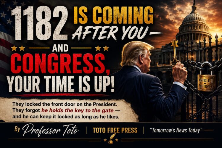 1182 Is Coming After You— And Congress, YOUR Time Is Up!