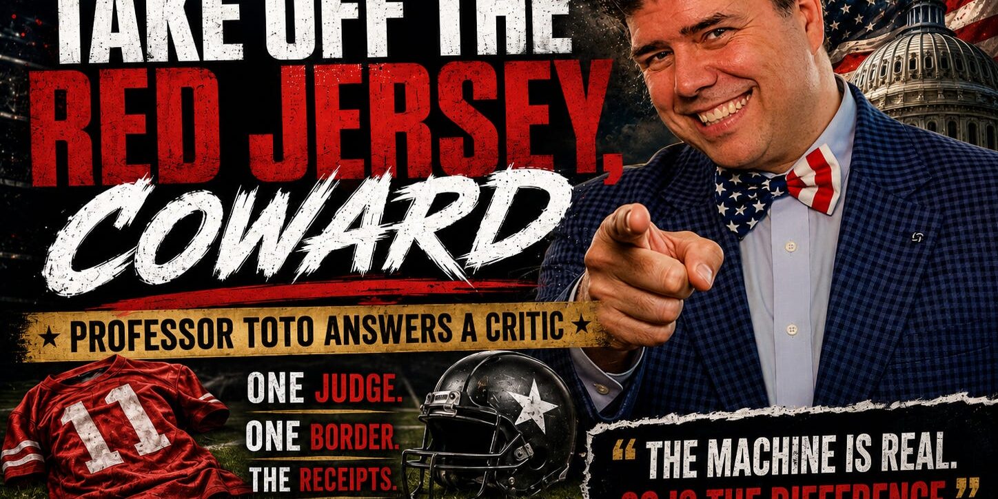 Part 2 – Take off the Red Jersey, Coward!