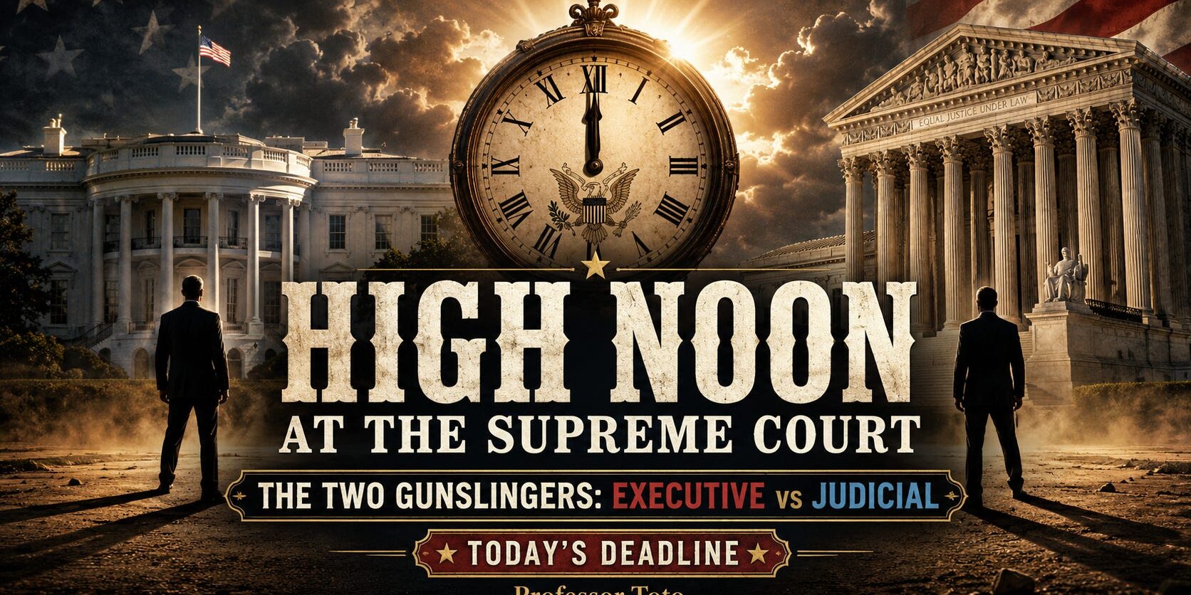 HIGH NOON AT THE SUPREME COURT THE TWO GUNSLINGERS: EXECUTIVE vs. JUDICIAL