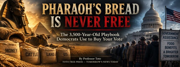 PHARAOH’S BREAD IS NEVER FREE