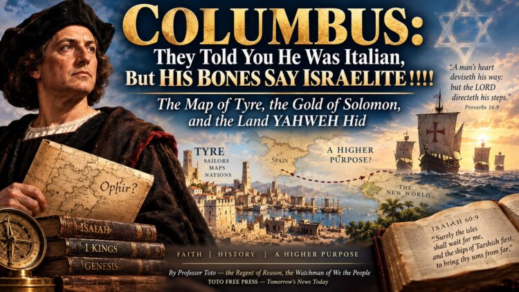 COLUMBUS: They Told You He Was ITALIAN, But HIS BONES SAY ISRAELITE!!!!